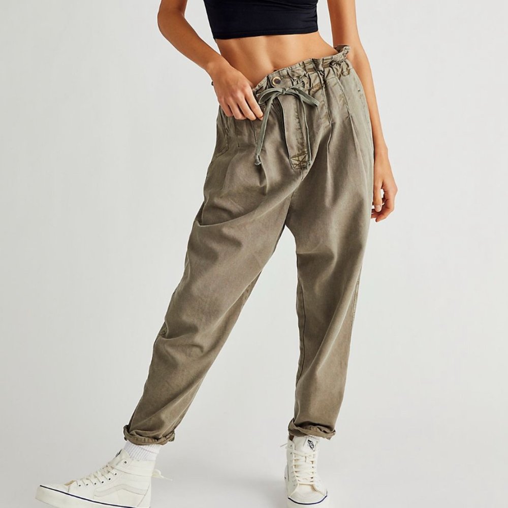 NWT Free People Margate Pleated Trouser